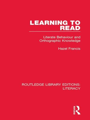 cover image of Learning to Read